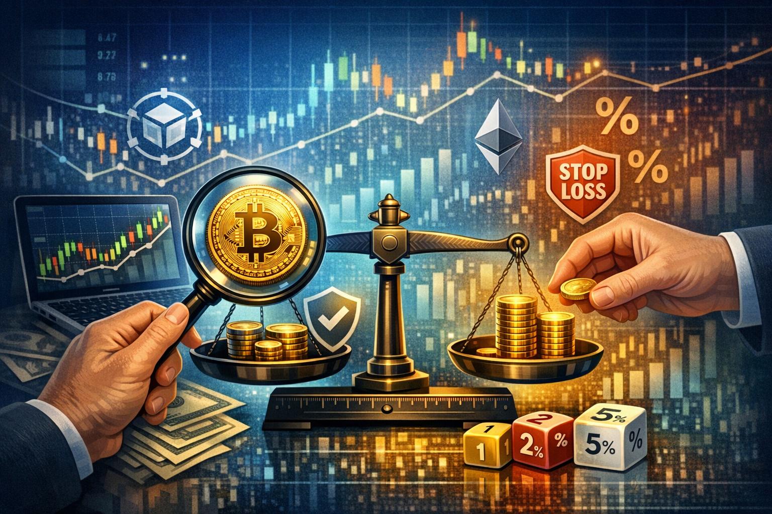 How to Size Positions in Crypto and DeFi Trades Without Overexposure