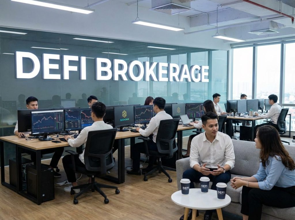 DeFi broker”